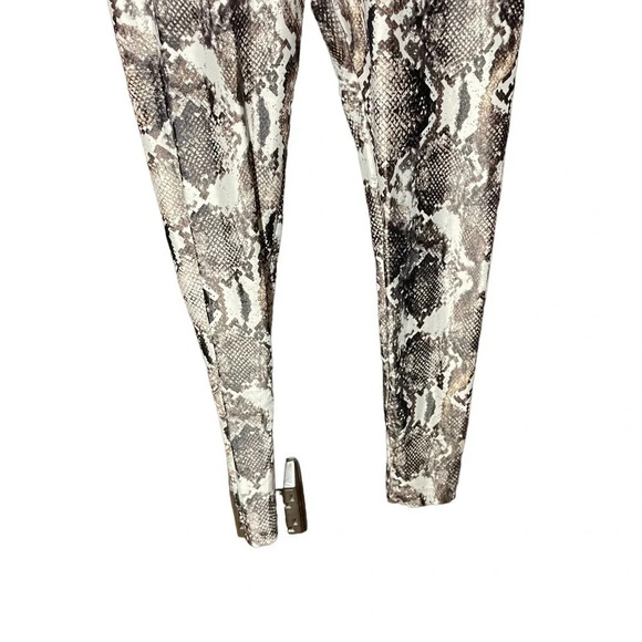 KORAL Lustrous High-rise Leggings Diamond‎ Back Brown Snakeskin Size Small - Picture 4 of 10